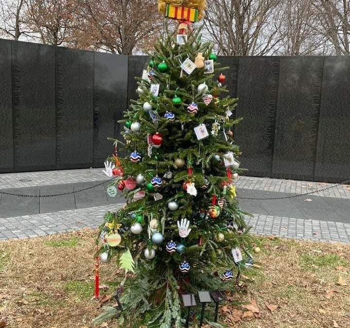 The Christmas Tree at the Vietnam Veterans Memorial